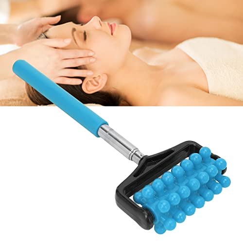 Back Scratchers, Back Massage Roller Massager, Telescopic Roller Massager, Roller Massager Massage ToolsMassage Tools Equipment(Sky Blue)