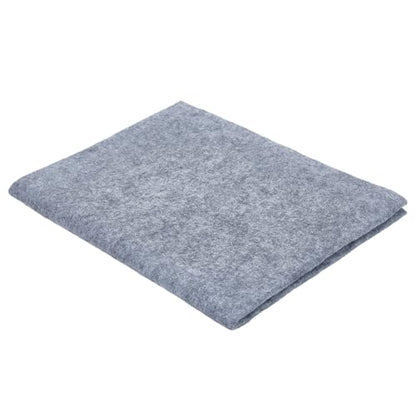 FINGERINSPIRE Chinese Calligraphy Drawing Felt Mat 24.6x31.5inch Gray Portable Calligraphy Utensils Organizer Rolls Mat Sumi Xuan Paper Painting Felt Desk Pad for Practice Calligraphy Chinese Painting