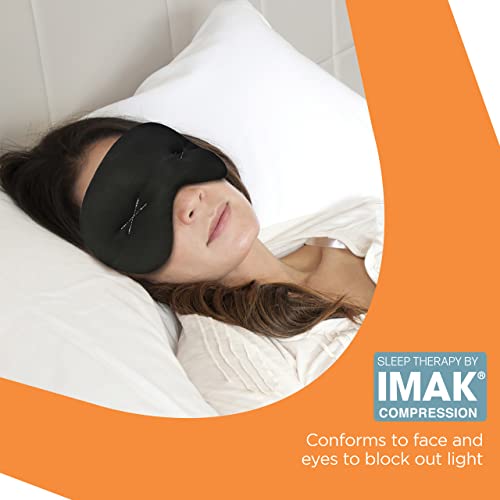 Brownmed Eye Pillow Compression Eye Mask, Cooling, Universal Fit, Black - color: Black