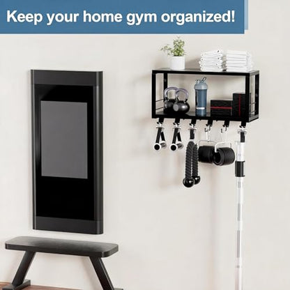 TJ.MOREE Floating Shelf Compatible 2 Tier with Tonal Accessories Wall Mount