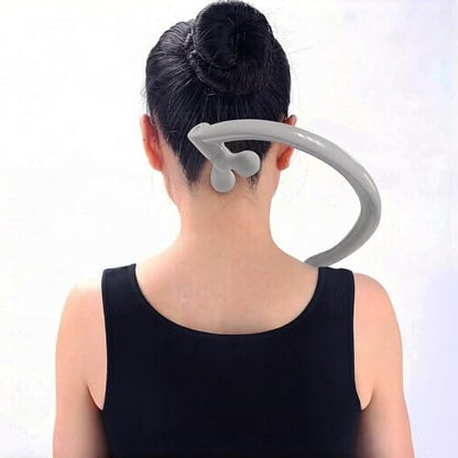 Portable Self Massage Tool - Portable Trigger Point Therapy for Back and Neck, 7.21 * 14in Lower Back Massager, Myofascial Release Tool & Deep Tissue Muscle Massage Stick, Shoulder Leg Feet-Sage Grey - color: Sage Grey