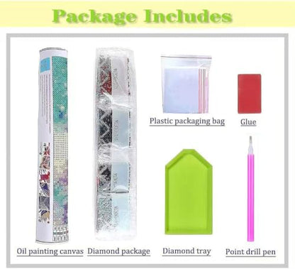 Diamond Art Kits for Adults,5D Butterfly Diamond Painting Kits 12X16 Inch | Diamond Art Paintings for Beginners,Round Full Drill Diamond Dot Tools Kit,Extra Diamonds,DIY Stress Relief Craft,Great Gift - color: diamond art-5
