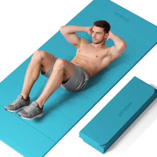 7-Fold Yoga Mat 74"x31" - color: Acid Blue