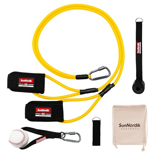 SunNordik Resistance Bands for Pitchers with Carry Bag - size: 10LB (Beginner Level)