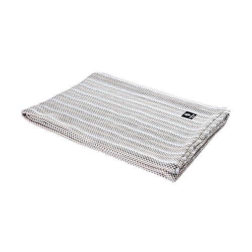 Hugger Mugger Cotton Yoga Blanket - Multi-Gray- Soft but Firm, Cofortable Support, Great Prop for Yoga - color: Multi-gray