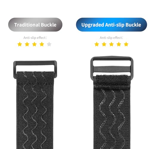 Trilancer Elastic Cinch Straps with Anti-Slip Strips, 32'' x 2'' (4 Pack) | Multipurpose Hook and Loop Bundling Straps for Hose, Cords, Bike, Luggage, Camping, Yoga Mats - size: 32"(4 pcs)