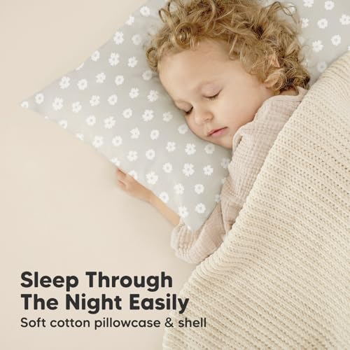 Toddler Pillow with Pillowcase, 13x18 My Little Dreamy Pillow (Meadow) - color: Meadow