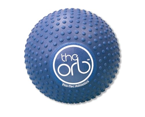Pro-Tec Athletics Orb Massage Balls, Vary in Size and Color, Deep Tissue Massage, Muscle Relief, Promotes Flexibility, Hamstring, Quadriceps, Calf, Multi-Directional Massage Ball, Working Out - color: Standard 5" Blue