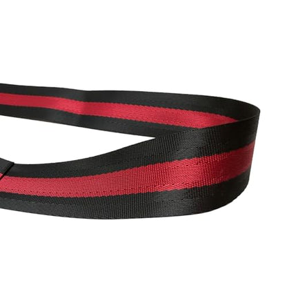 MAGARROW 1.5" Utility Luggage Straps with Buckle Adjustable, 4-Pack (RED/Black, 1.5 in x 3.2 ft) - color: RED/Black, size: 1.5 in x 3.2 ft