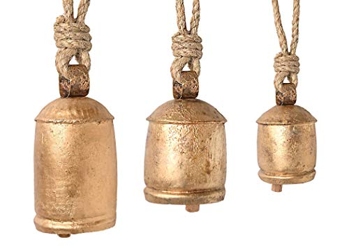 Incense Garden Set of 3 Hanging Harmony Bells Garden Rustic Relaxing Tranquil Wind Chimes
