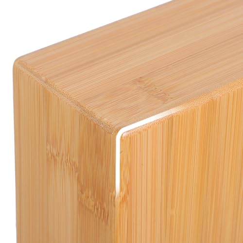 KESYOO Natural Yoga Brick Wooden Yoga Block for Home Fitness Dance Training Practice Auxiliary Tool Smooth Surface Portable Exercise Brick 9.05 X 5.90 X 2.95 in 1 Pack