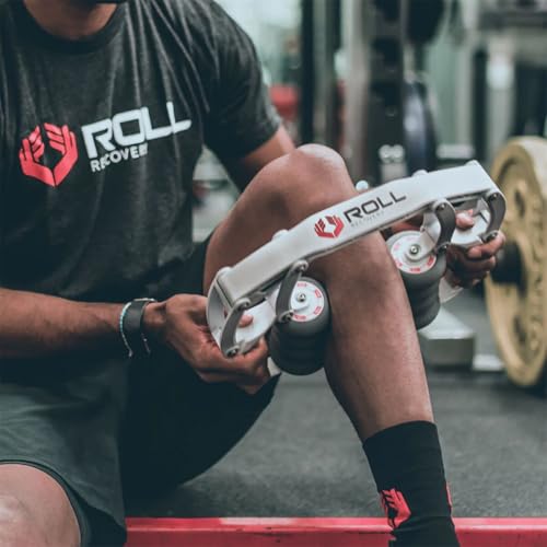 ROLL Recovery R8 (Alpine White) - Deep Tissue Massage Roller - color: Alpine White