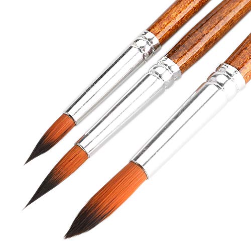 Watercolor Paint Brushes FENORKEY 12Pcs Round for Watercolor, Acrylic & Gouache