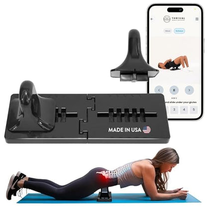 Thrival Bullseye, Adjustable Psoas Muscle Release Tool, Carbon Black - color: Carbon Black, size: Thrival Bullseye