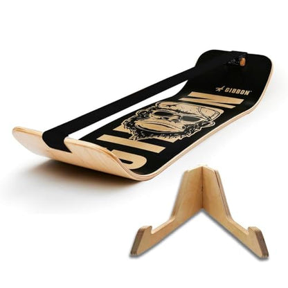 GIBBON SlackBoard, Balance Board Kids & Adults, Slackline Balance Trainer - color: Caesar with Stand
