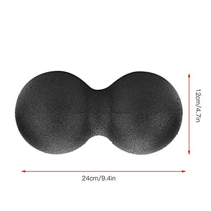 EPP Foam Massage Ball, Firm High Density Deep Tissue Massage Ball for Myofascial Release Trigger Point Therapy for Muscle Soreness Recovery Yoga Fitness Athletes (24x12cm Double Ball) - size: 24x12cm Double ball