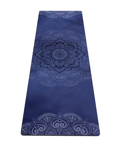 nuveti Yoga Mat Print Extra Thick TPE Non Slip Fitness Exercise Mat with Carrying Bag,72"x24" Extra Thick 6MM Exercise & Workout Mat for Yoga, Pilates Fitness and Floor Exercises - color: ManTuoLuo6