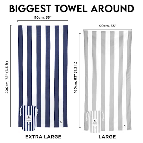 Dock & Bay Quick Dry Beach Towel - Cabana - Set of 6 - Large - color: Cabana - Set I (6), size: Large (160x90cm, 63x35")