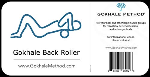 Gokhale® Roller for Rounded Shoulders, Back Pain Relief & Improved Posture | Foam roller | Reduce upper back rounding, back pain & tension | Open your chest for better posture