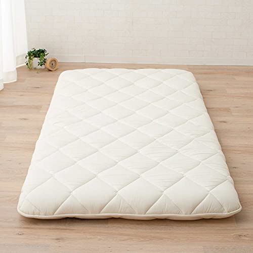 EMOOR Japanese Futon Mattress CLASSE Twin (39x79in) Made in Japan White, Foldable Floor Sleeping Bed Tatami Mat - color: White, size: Twin (39 x 79 in), style: Standard