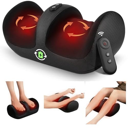 Nekteck Cordless Shiatsu Foot Massager with Heat, Leg and Calf Massager
