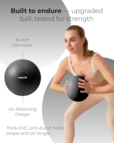 Pilates Kit | Pilates Equipment Set for Home Workouts | Accessories & Guide - color: Black, style: Essential Kit - 3PC