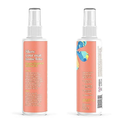 ASUTRA Yoga Mat Cleaner Spray (Calming Citrus), 4 fl oz