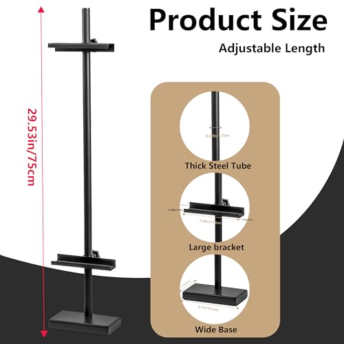 Adjustable tabletop easel stand Up to 29.5 Inch Black Metal picture frame stand Picture easels for display Picture holders for Wedding Home Exhibition Art Photo