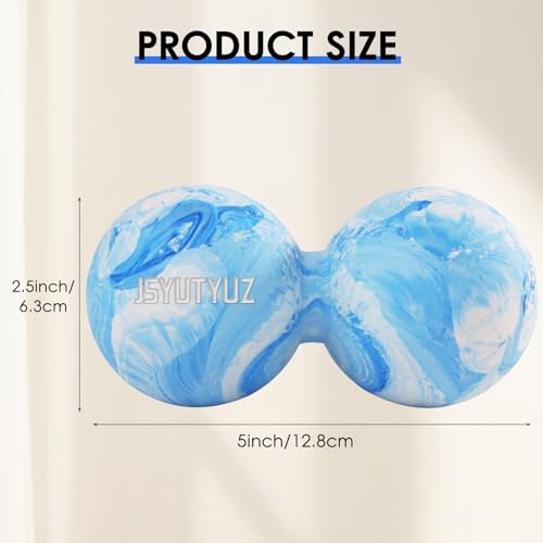 Lacrosse Massage Balls for Myofascial Release Sky Blue - color: Sky Blue