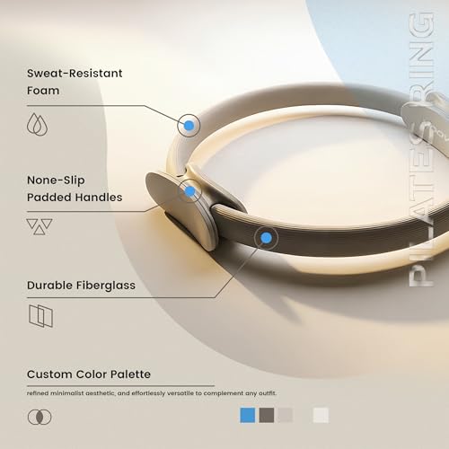 Pilates Equipment Kit for Beginners with Ring, Ball & Resistance Bands