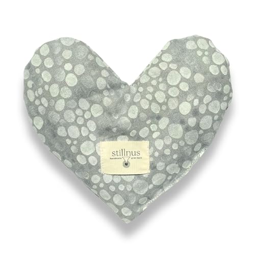 Stillnus Weighted Heart Eye Pillow & Eye Mask – Gift for Women, Pebble - style: Moon