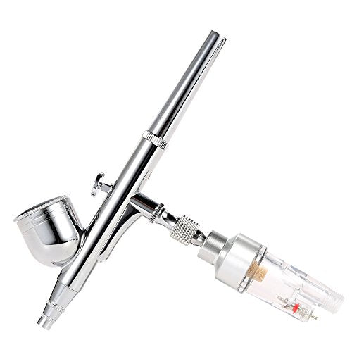 Airbrush Moisture Trap, 1/8" BSP In-Line Filter, Oil Water Separator | Removes moisture & oil from compressed air, Compact in-line design , Fits all 1/8" BSP airbrushes - size: pocket size