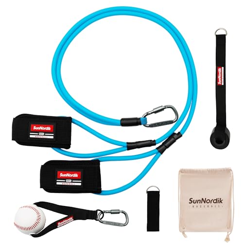 SunNordik Resistance Bands for Pitchers with Carry Bag - size: 20LB (High School Level)