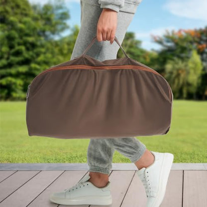 Meditation Bench, Foldable Mediation Stool, Portable Kneeling Meditation Bench with Carry Bag, Prayer Bench with Meditation Cushion, Kneeling Stool for Seiza & Yoga Practice (Coffee) - color: Coffee