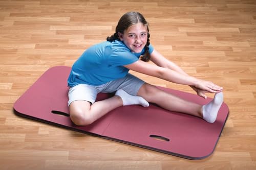 S&S Worldwide Youth Bi-Fold Exercise Mat, 48" Length, 24" Width, 3/4" Height