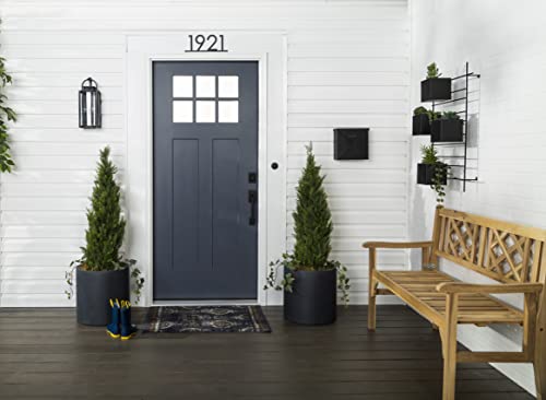Rust-Oleum Stops Rust Door & Trim Paint, Satin Nantucket Navy | Ultimate Durability on Metal, Wood and Fiberglass | Durable Chip and Fade Resistance | Smooth Finish | Indoor and Outdoor - color: Satin Nantucket Navy