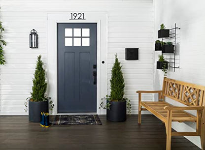 Rust-Oleum Stops Rust Door & Trim Paint, Satin Nantucket Navy | Ultimate Durability on Metal, Wood and Fiberglass | Durable Chip and Fade Resistance | Smooth Finish | Indoor and Outdoor - color: Satin Nantucket Navy