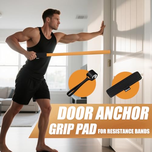 WHATAFIT Resistance Bands, 5 Level Pull Up Assistance Bands for Working Out - color: 2.3-56.7kg(5-125파운드) 커피+그립