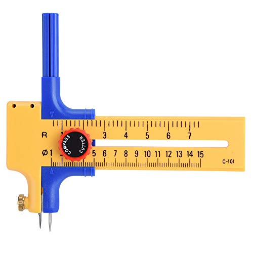 Plastic Circle Cutter, 4.1 * 4.3in Circle Paper Cutter, Gasket Cutters Suitable for Cutting Paper of Various Thicknesses