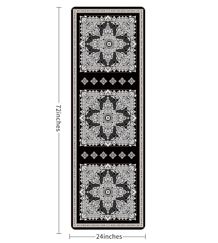 Non Slip Yoga Mat TPE Workout Mat for Men Women, Thick Workout Mat with Carrying Strap, Fitness Mats for Exercise, Yoga, Fitness, Pilates, Floor Workouts (72" x 24" x 6mm) - color: CarpetStyle C