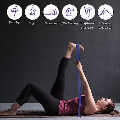 Wettarn 15 Pack Yoga Blocks and Straps Set for Stretching