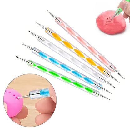 13PCS Polymer Clay Tools Kit, Acrylic Roller & Clay Sculpting Set | Stainless Steel Clay Cutters, Ball Stylus Tools and Texture Needles for Clay Modeling, Pottery and DIY Crafts - color: 13Pcs