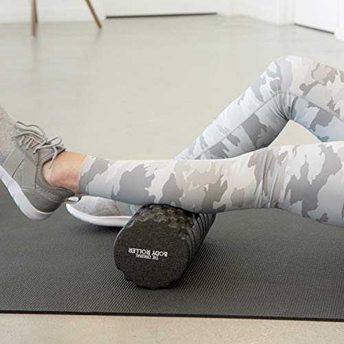 The Original Body Roller High Density Foam Roller for Exercise & Recovery - color: Black