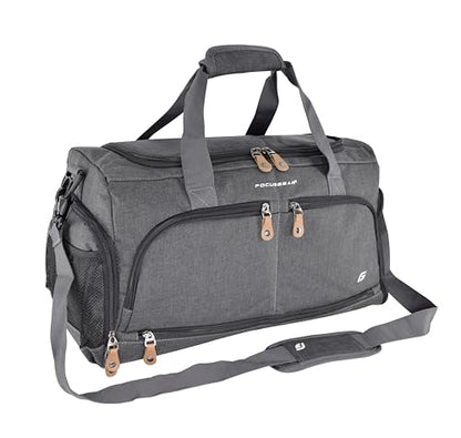 Ultimate Gym Bag 2.0: The Durable Crowdsource Designed Duffel Bag with 10 Optimal Compartments Including Water Resistant Pouch - color: Charcoal, size: Medium (20")