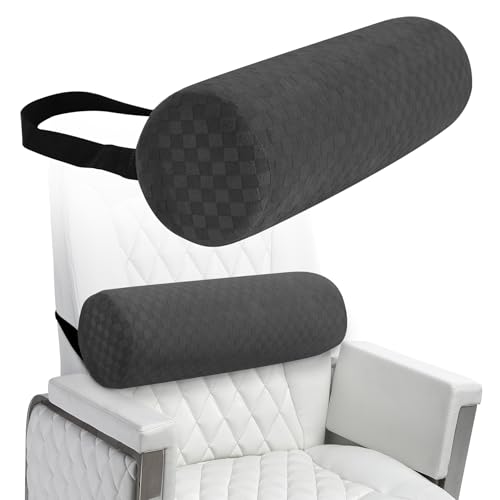 Coeyese Lumbar Roll Pillow for Lower Back Support, Dark Grey, 15 * 4.3'' - color: Dark Grey, size: Long-15*4.3''