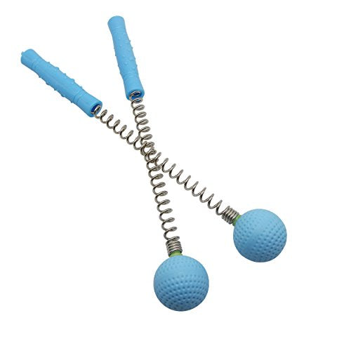 SinLoon Massager Ball Hammer(2-Pack) Hammer Stick Manual Beat Golf Ball Massager Back Shoulder Massage Full Body Reduce Fatigue Pain(Blue)