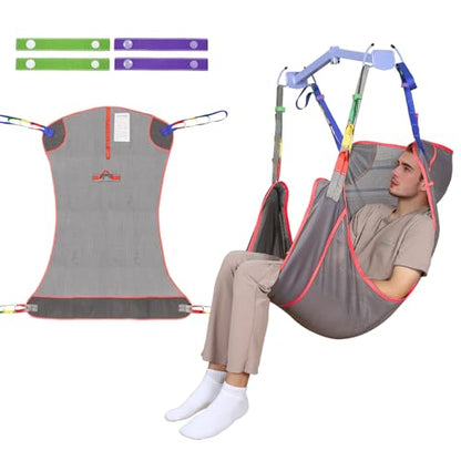 EZ Assistive Universal Full Body Patient Lift Sling for Patient Lift or Transfer, Lift Sling with Mesh Fabric Suitable for Bedridden,Elderly or Disabled (Small (Pack of 1)) - size: Small (Pack of 1)