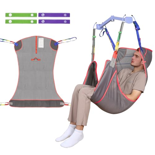 EZ Assistive Universal Full Body Patient Lift Sling for Patient Lift or Transfer, Lift Sling with Mesh Fabric Suitable for Bedridden,Elderly or Disabled (Small (Pack of 1)) - size: Small (Pack of 1)