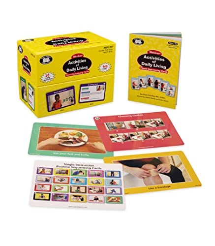 Super Duper Publications | Webber® Activities of Daily Living Photo Sequencing Cards | Educational Learning Resource for Children