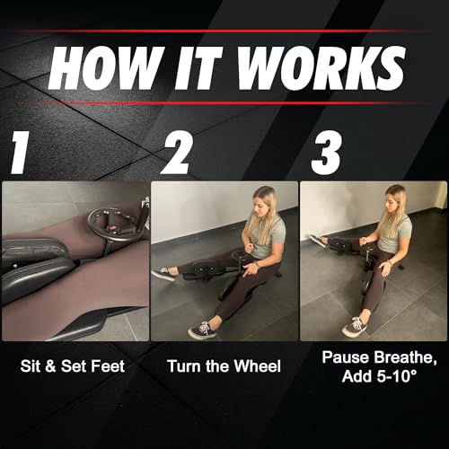Professional Leg Stretcher for Adductor Stretching up to 180°, Leg Spreader Machine, Split Trainer for Legs - Ideal for Martial Arts, Ballet, and Daily Training